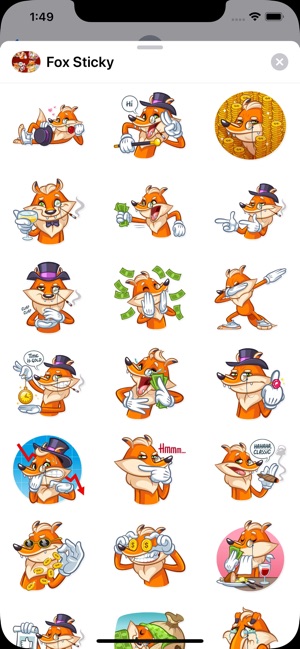 Rich Fox Stickers