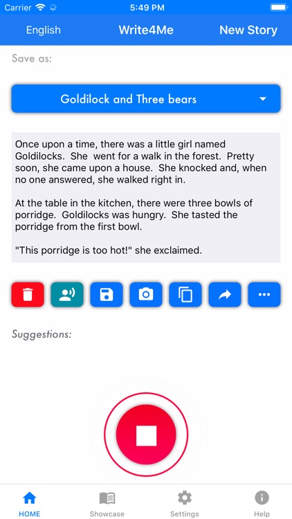 Write4Me - Voice to Text,Story screenshot-6