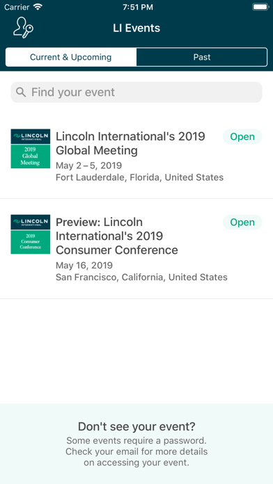 How to cancel & delete Lincoln International Events from iphone & ipad 2