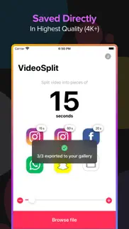 cut video editor for instagram iphone screenshot 4