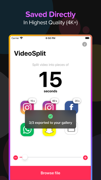 Cut Video Editor for Instagram screenshot 4