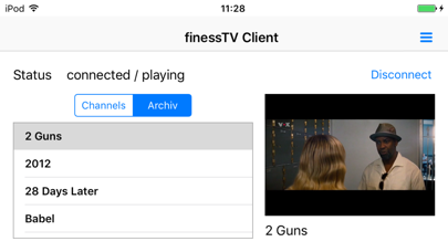 How to cancel & delete finessTV Client from iphone & ipad 2