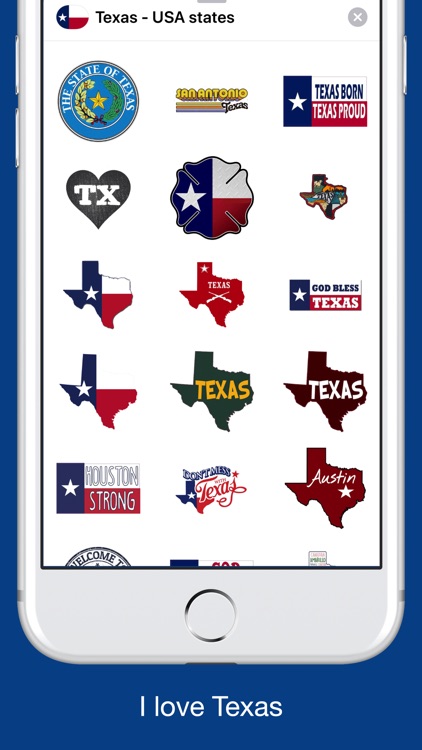 Texas emojis - USA stickers