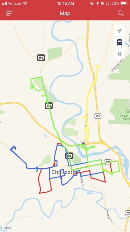 Ride Chillicothe Transit by DoubleMap - 750x750bb