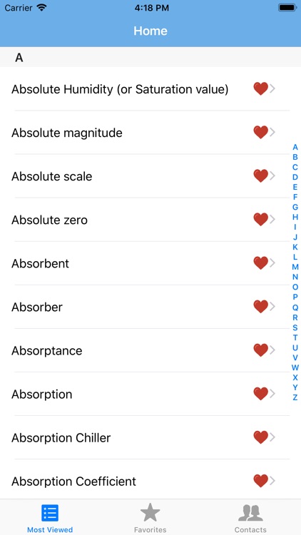 Physics Terms Definition