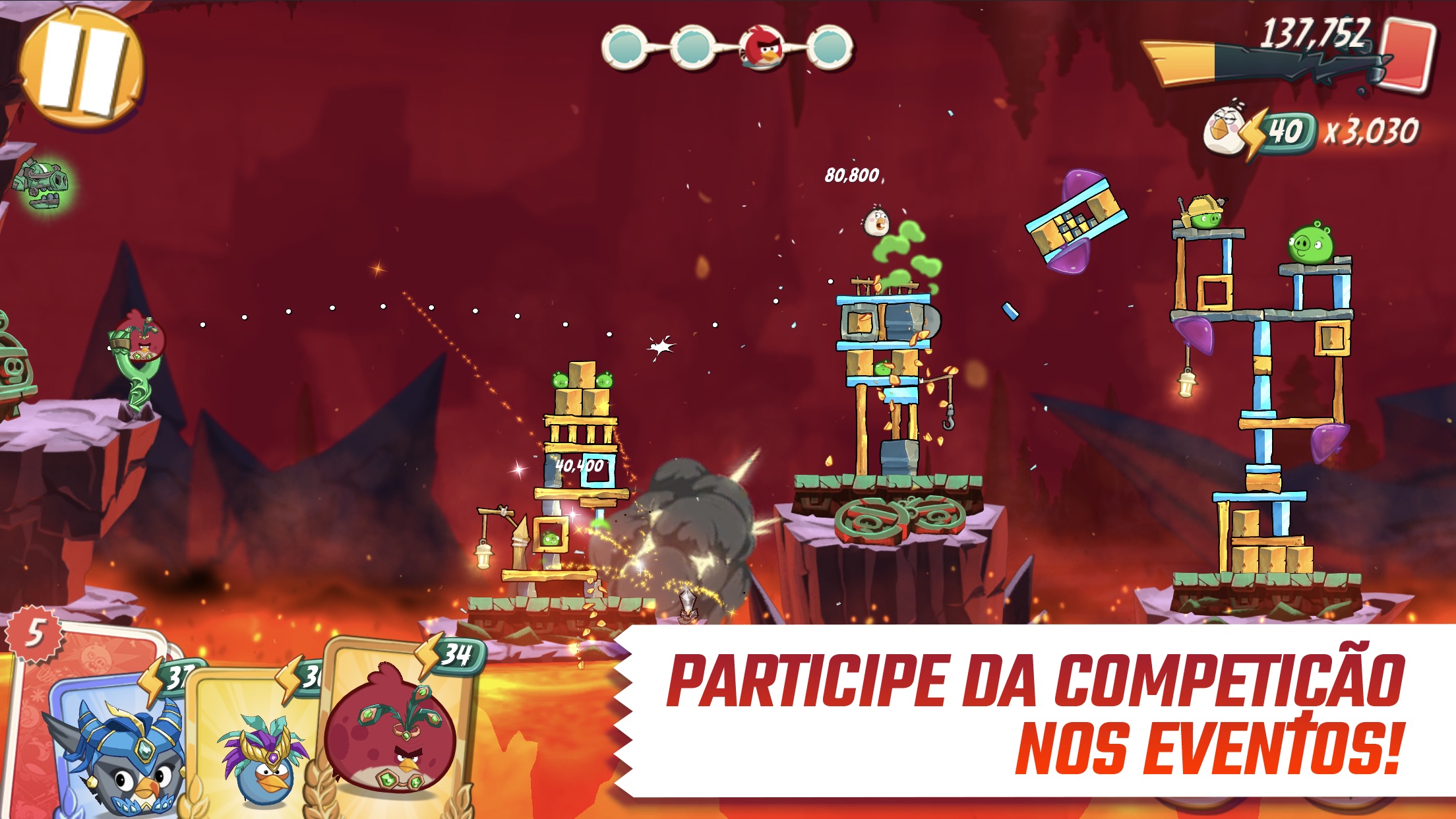 Screenshot do app Angry Birds 2