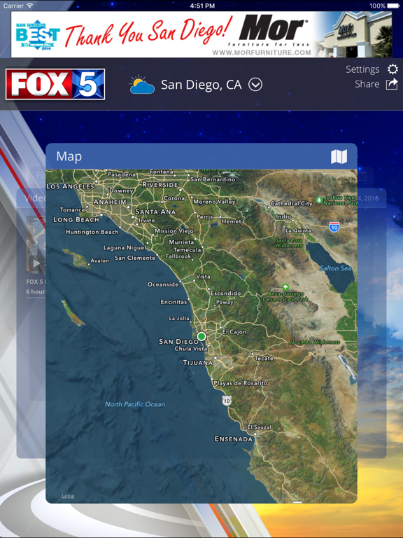 FOX5 San Diego Weather screenshot 2