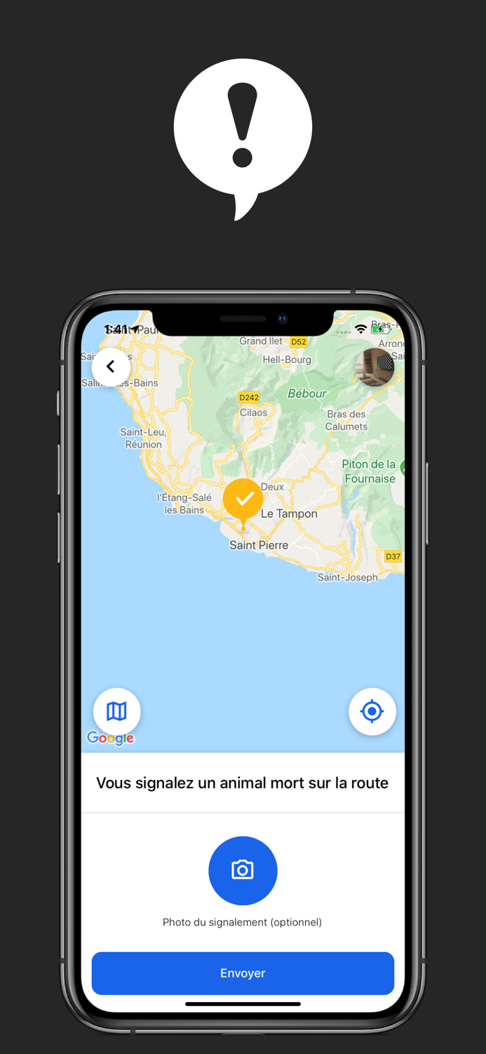 Sinio 974, signalez les déchet