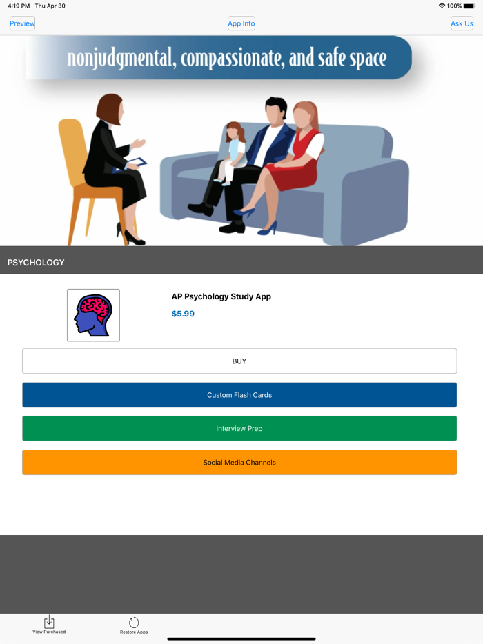 AP Psychology Study App