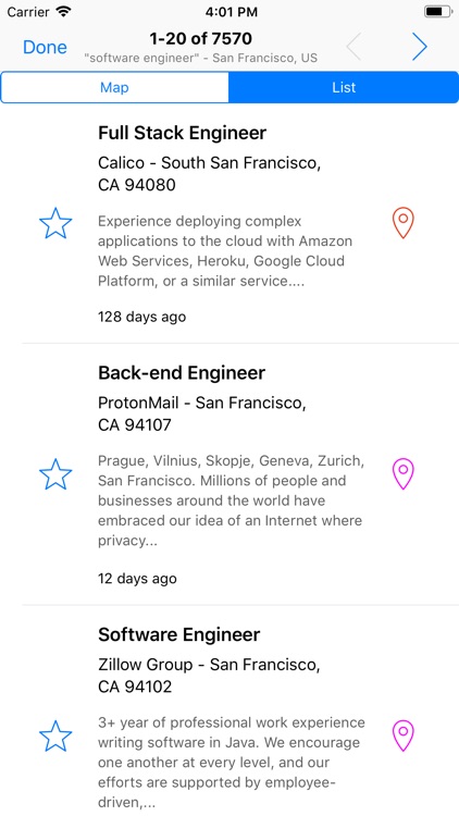 Jobs on map - easy job search screenshot-4