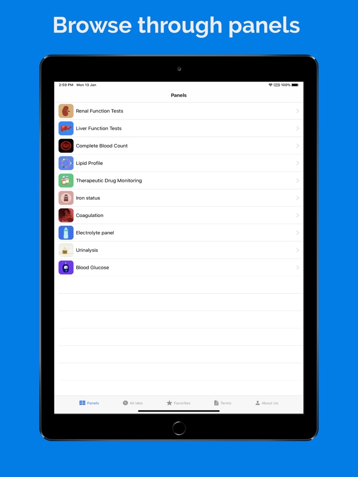 Lab Values Pro Lab reference