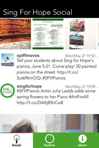 SFH Pianos - Sing For Hope screenshot 2