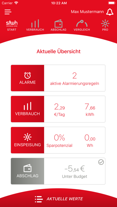 Stadtwerke Energiecheck screenshot 2