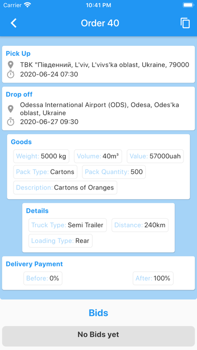 Screenshot #2 pour Goodmove Cargo