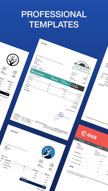 Invoice, Estimate Maker BILLDU