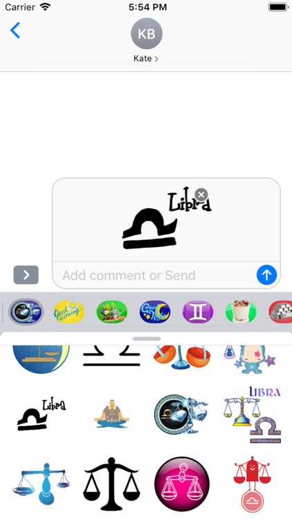 Libra-Emojis Stickers
