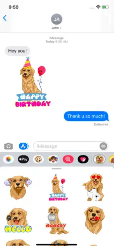 Imágen 2 RadarMojis - Golden Retriever iphone
