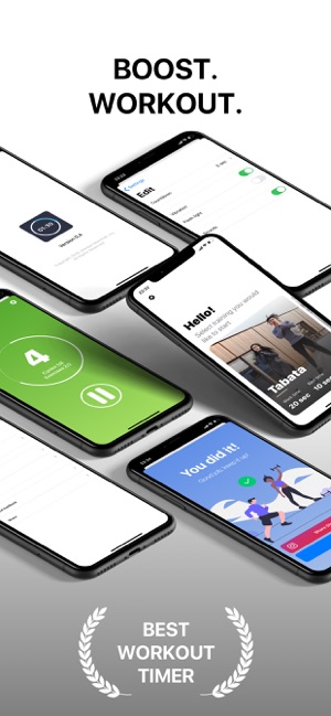 Workout Timer: Tabata, HIIT(圖1)-速報App