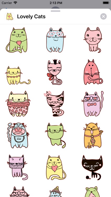 Lovely Cats Sticker Pack