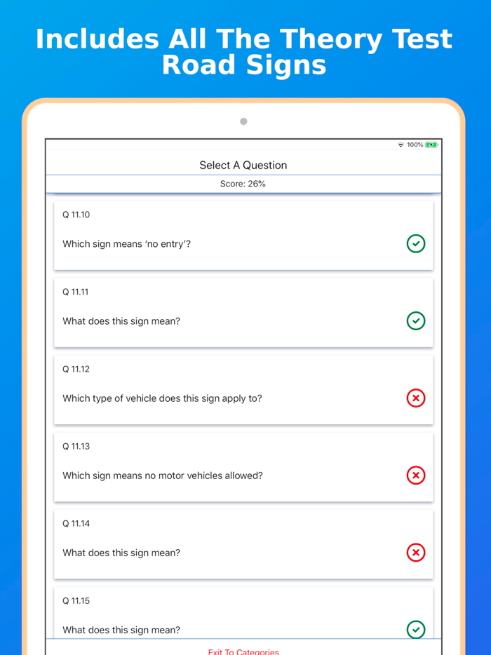 UK 2021 Driving Theory Test FV