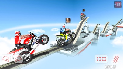 Dirt Bike Roof Top Racing Fun screenshot 3