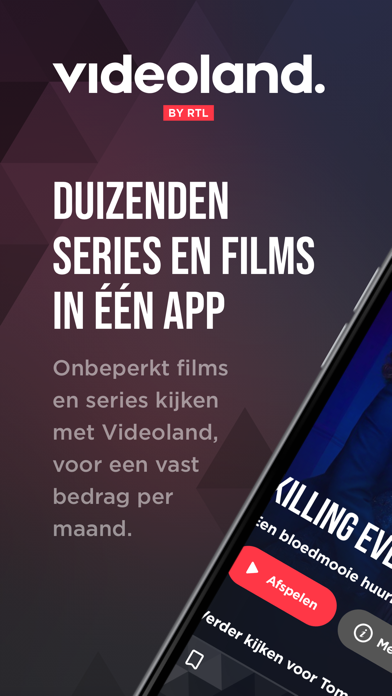 Videoland app screenshot 0 by RTL Nederland B.V. - appdatabase.net