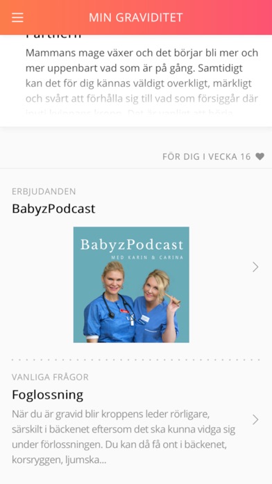 The BabyApp - Gravid & Baby screenshot 3
