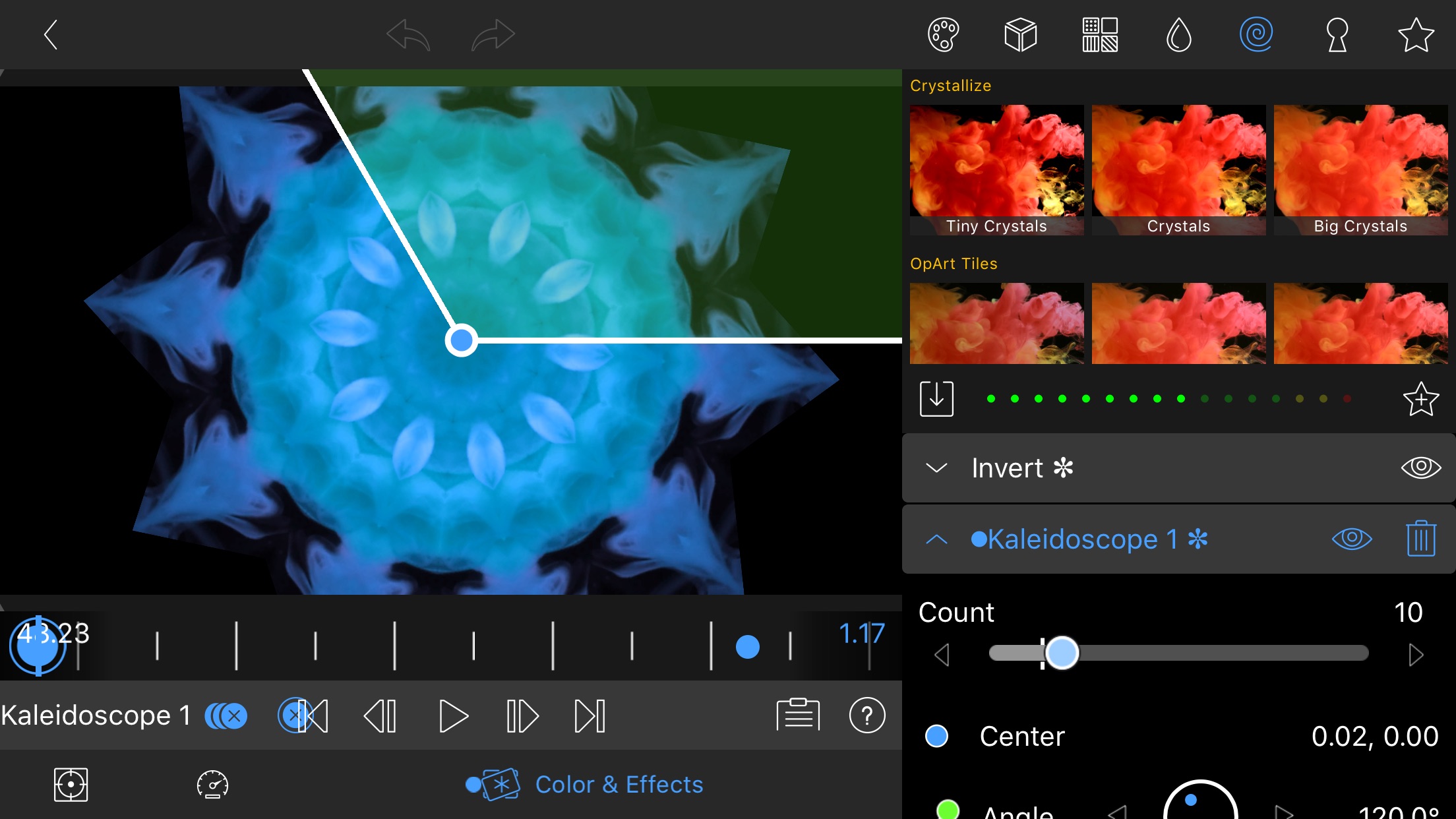 Screenshot do app LumaFusion
