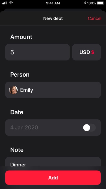 OweMe - Debt Tracker screenshot-3