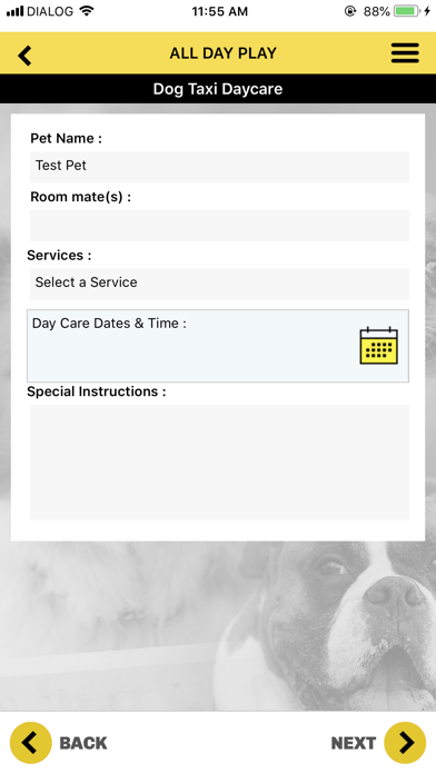 Dog Taxi Daycare App screenshot 4