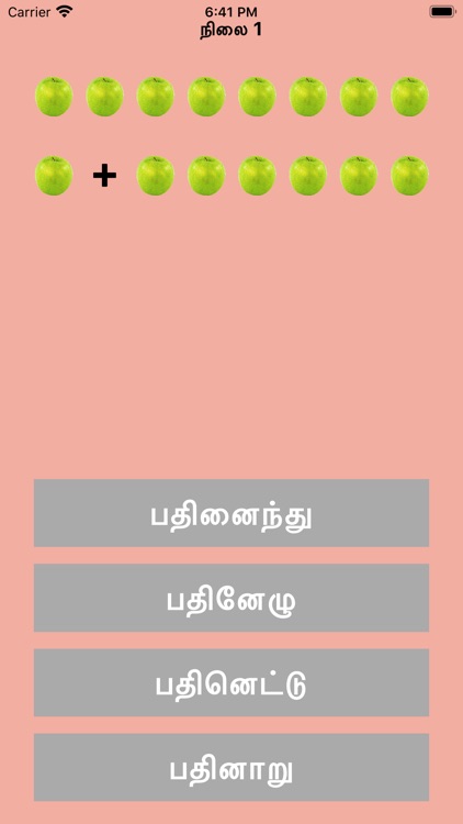 Tamil Fruit Mathematics