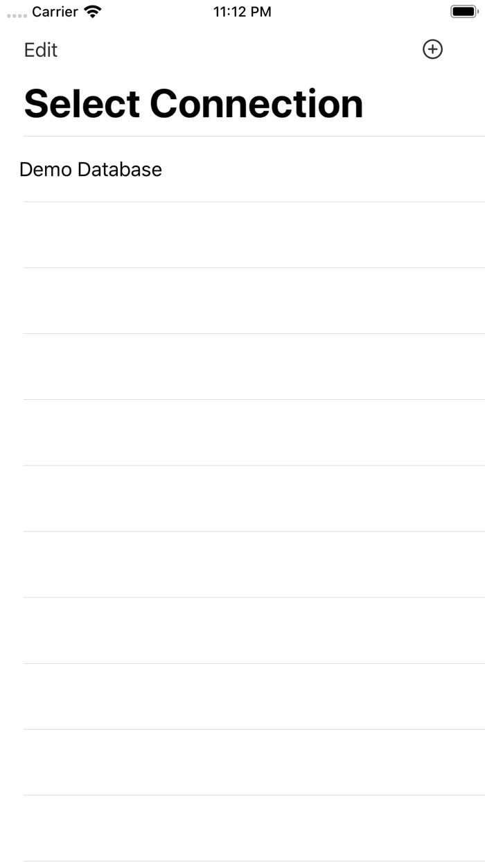 MySQL Commander for iPhone