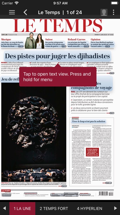 Le Temps ePaper