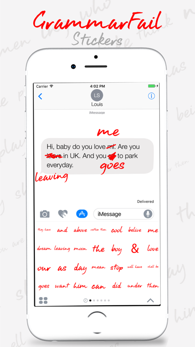 How to cancel & delete Grammar Rework Stickers from iphone & ipad 2