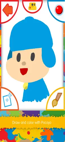 Screenshot 5 Pocoyo Colors - colorear niños iphone