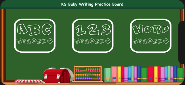 KG Baby Writing Practice Board