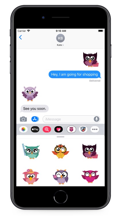 Owl Smiley Stickers screenshot-7