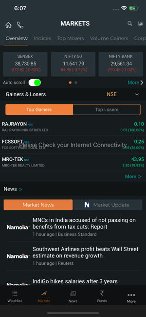 Narnolia: Mobile Share Trading(圖2)-速報App