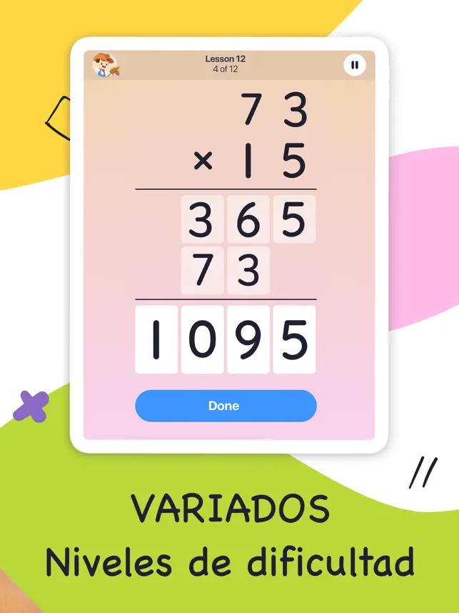Captura 2 Juegos educativos - Math Club iphone
