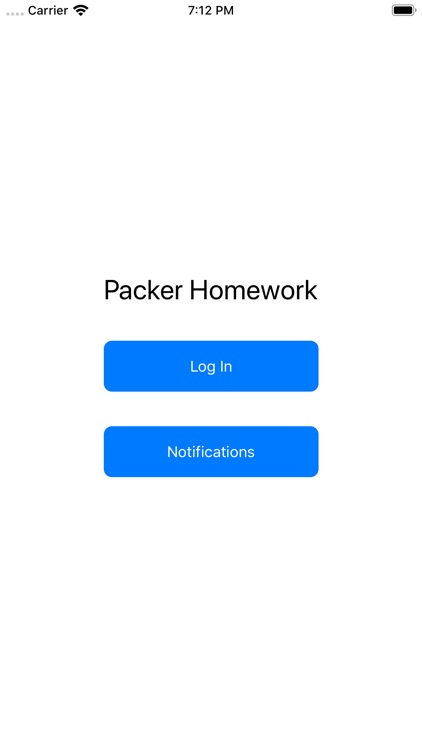 Packer Homework