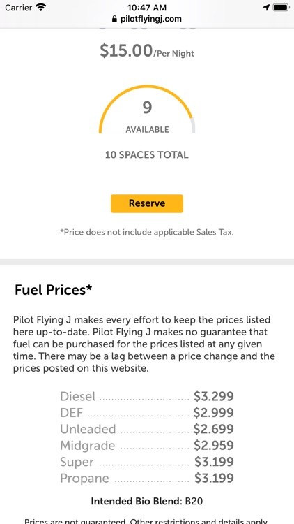 Truck & RV Fuel Stations