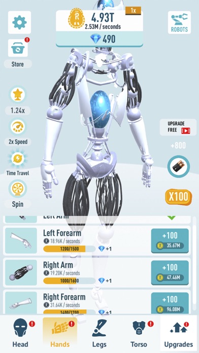 Idle Robots - Robo Clicker screenshot 4