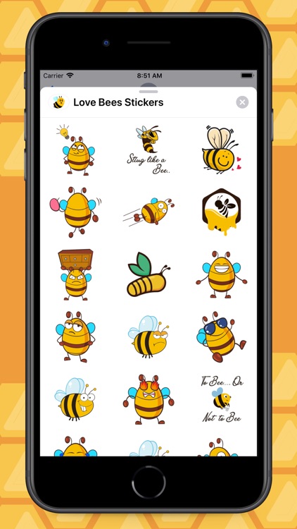 Love Bees Stickers screenshot-3