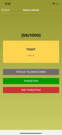 Game screenshot Angielski 1000 słówek apk