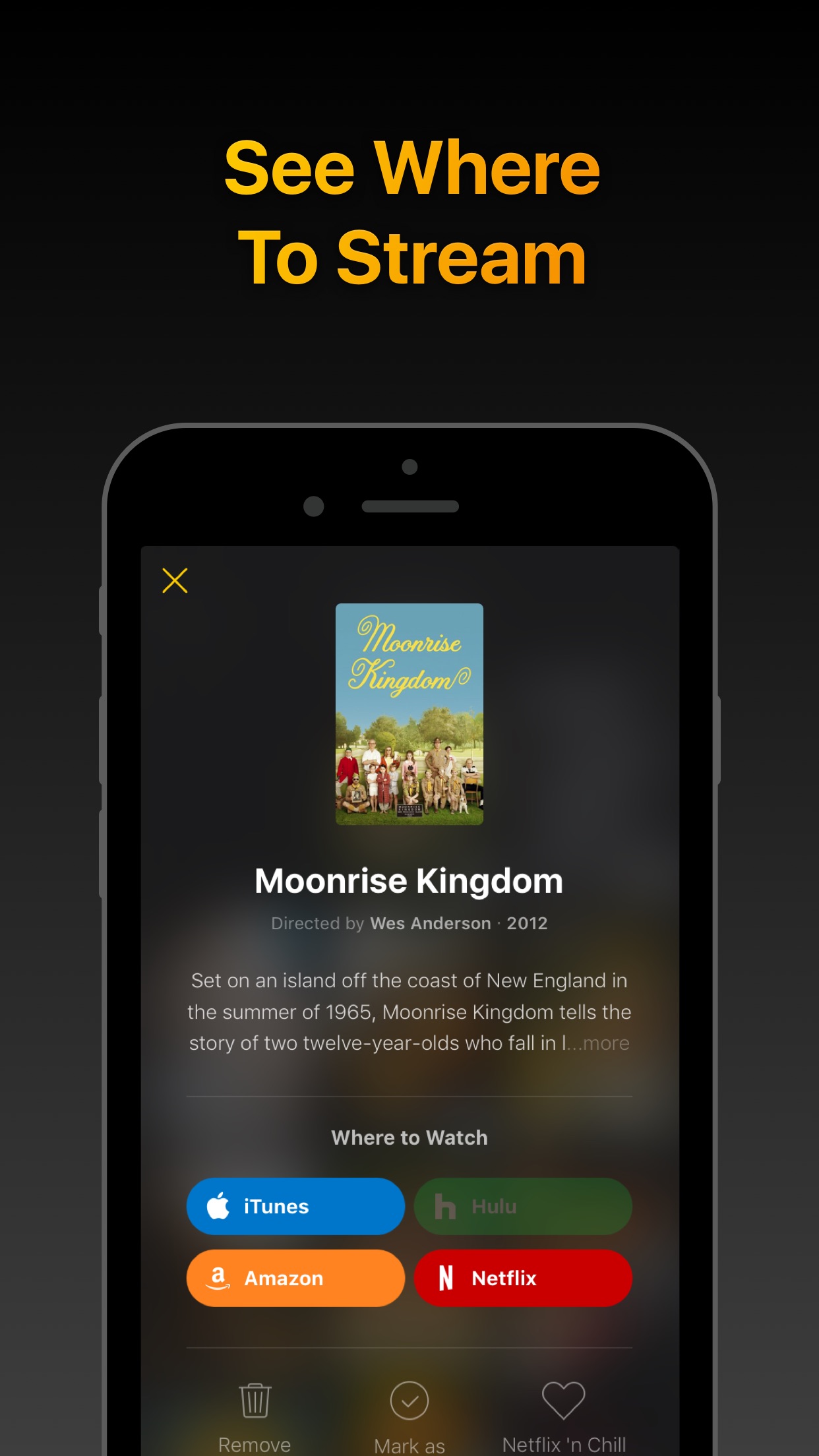 Screenshot do app Watchlist - Movies & TV Shows