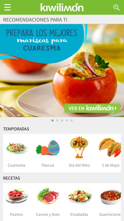 Recetas Kiwilimón