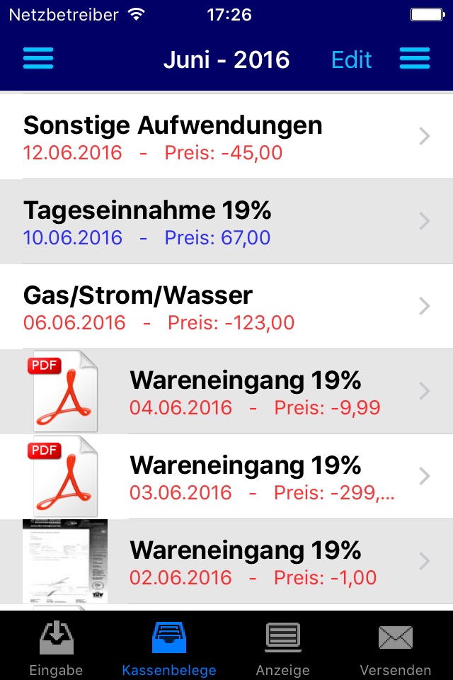 Kassenbuch-PRO screenshot 3