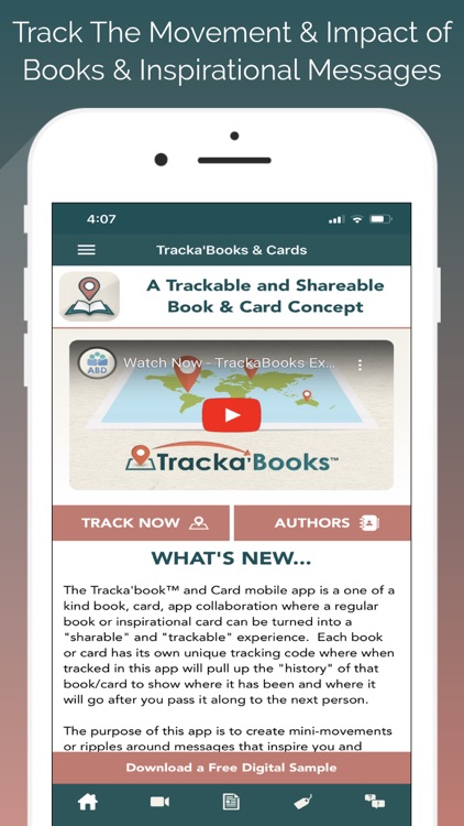 TrackaBook and Card
