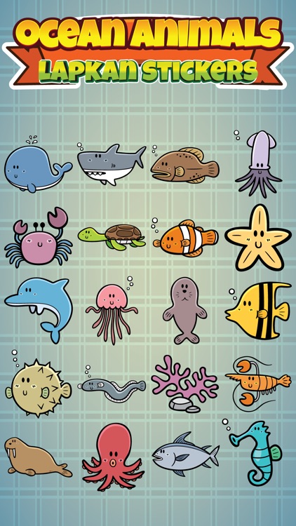 Sticker Me: Lovely Sea Animals