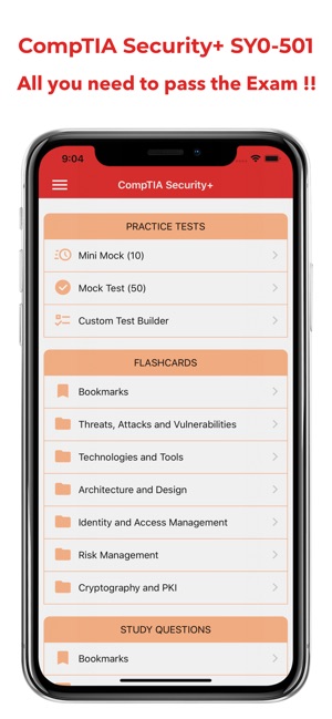 CompTIA Security+ SY0-501 Prep(圖1)-速報App